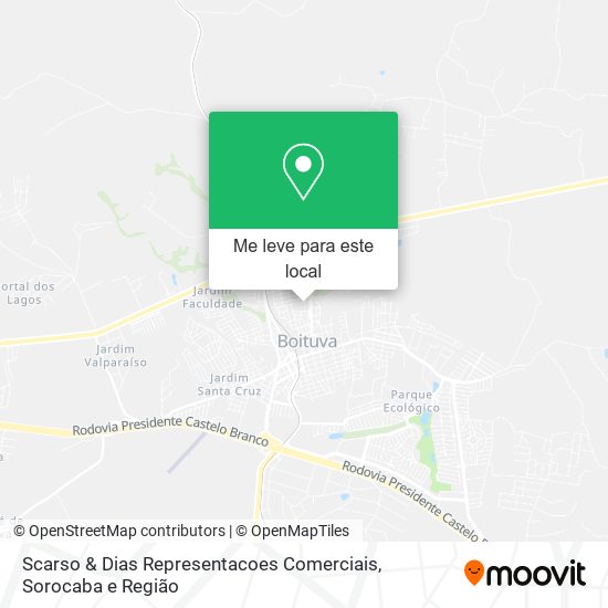 Scarso & Dias Representacoes Comerciais mapa