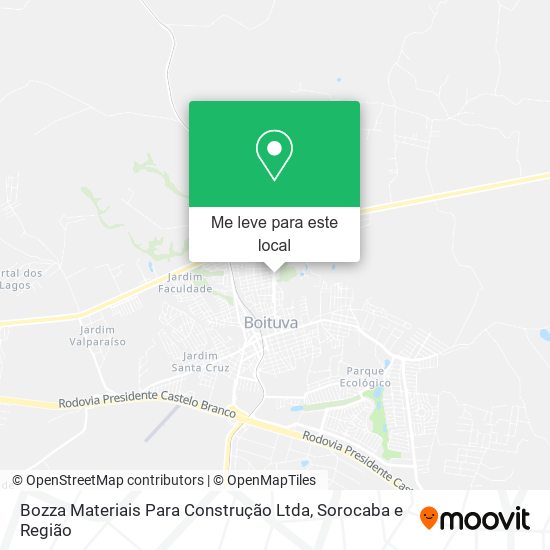 Bozza Materiais Para Construção Ltda mapa