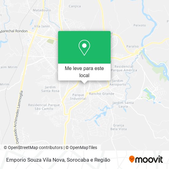 Emporio Souza Vila Nova mapa