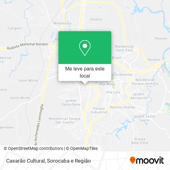 Casarão Cultural mapa