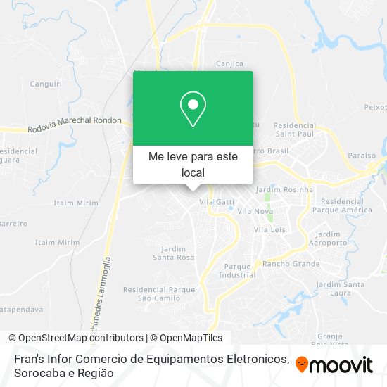 Fran's Infor Comercio de Equipamentos Eletronicos mapa