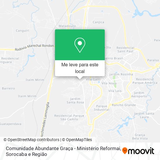 Comunidade Abundante Graça - Ministério Reformai mapa