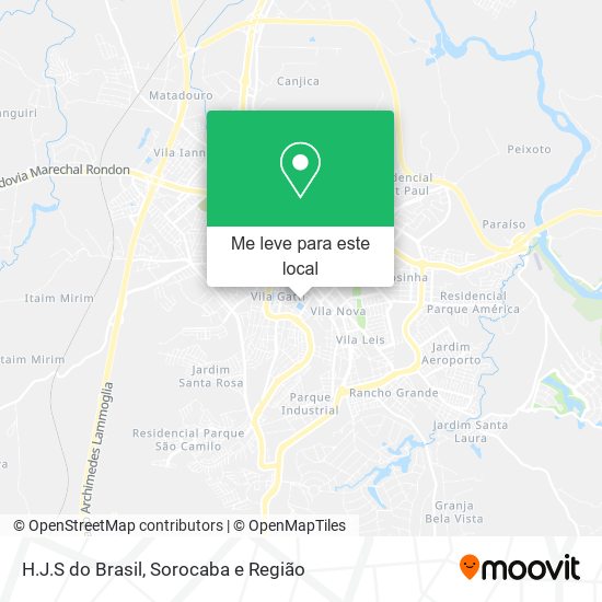 H.J.S do Brasil mapa
