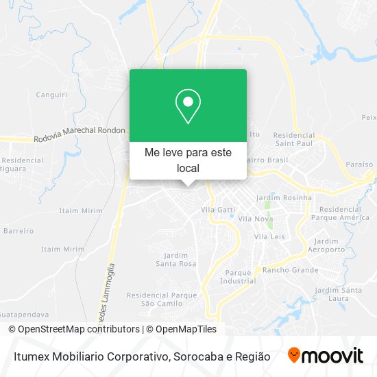 Itumex Mobiliario Corporativo mapa