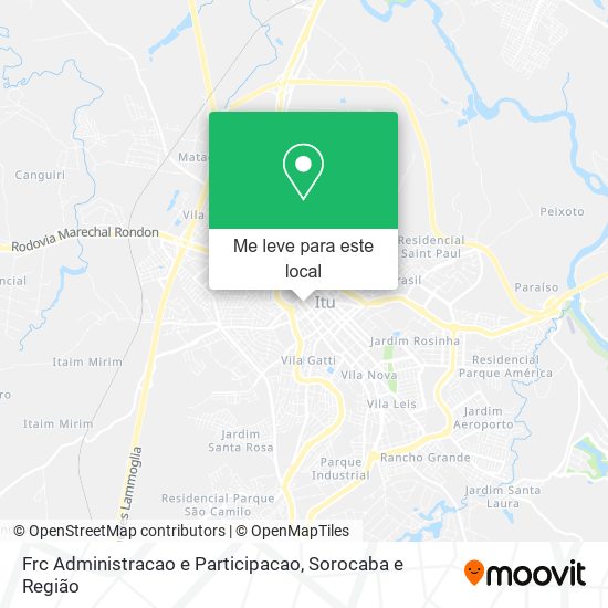 Frc Administracao e Participacao mapa