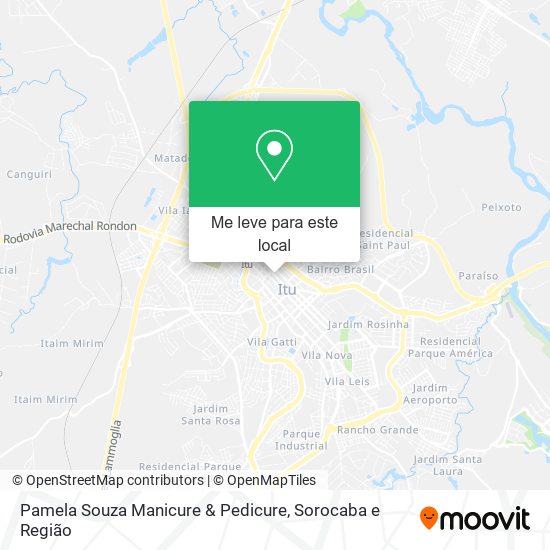 Pamela Souza Manicure & Pedicure mapa