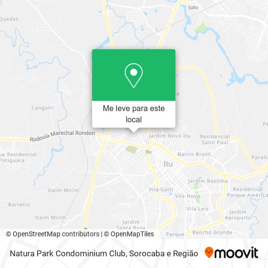 Natura Park Condominium Club mapa