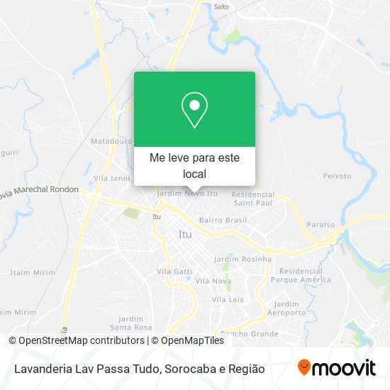 Lavanderia Lav Passa Tudo mapa