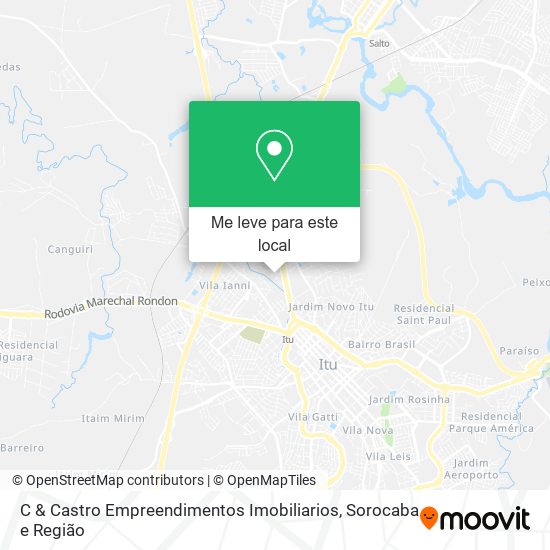 C & Castro Empreendimentos Imobiliarios mapa