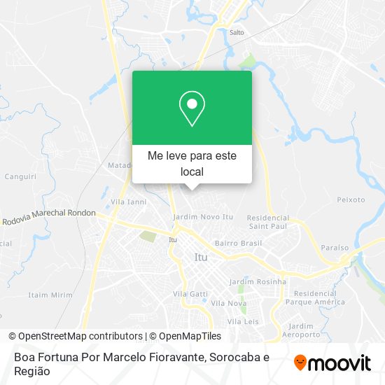 Boa Fortuna Por Marcelo Fioravante mapa