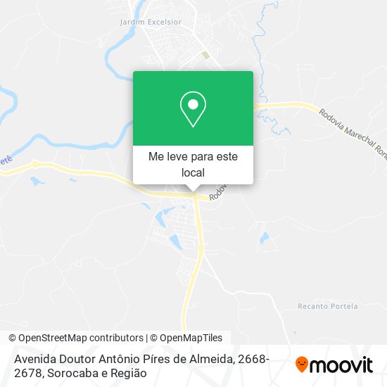 Avenida Doutor Antônio Píres de Almeida, 2668-2678 mapa