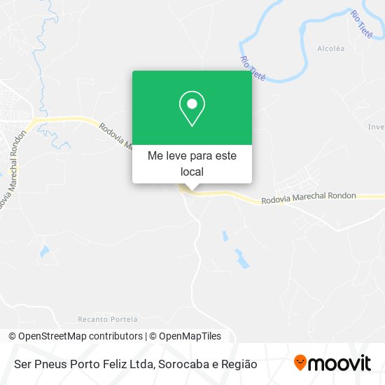 Ser Pneus Porto Feliz Ltda mapa