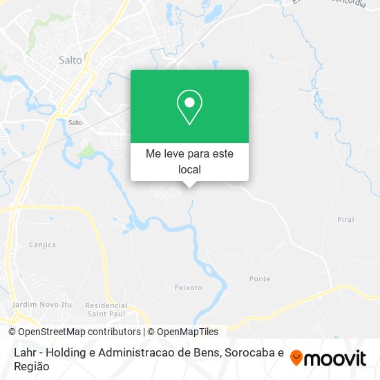 Lahr - Holding e Administracao de Bens mapa
