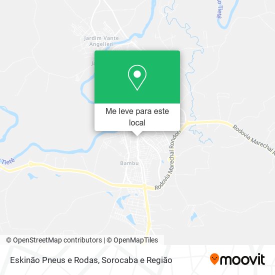 Eskinão Pneus e Rodas mapa