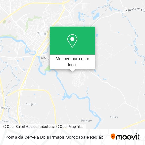 Ponta da Cerveja Dois Irmaos mapa