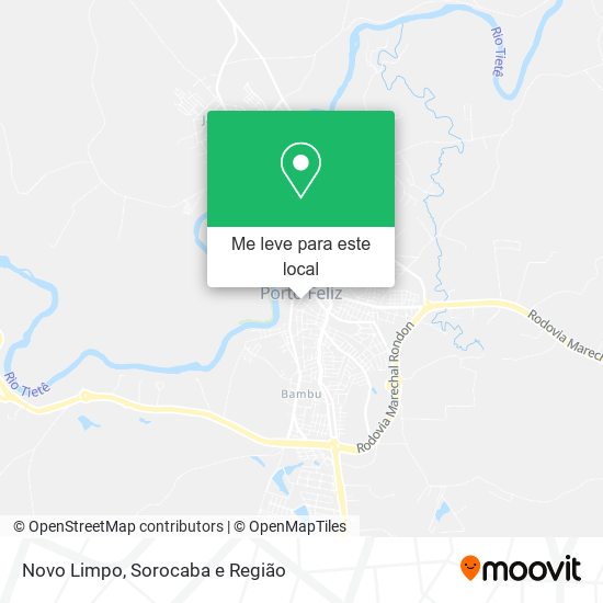 Novo Limpo mapa