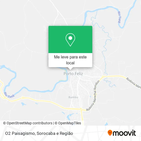 O2 Paisagismo mapa