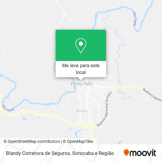 Blandy Corretora de Seguros mapa