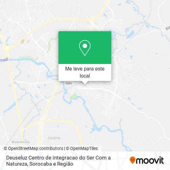 Deuseluz Centro de Integracao do Ser Com a Natureza mapa