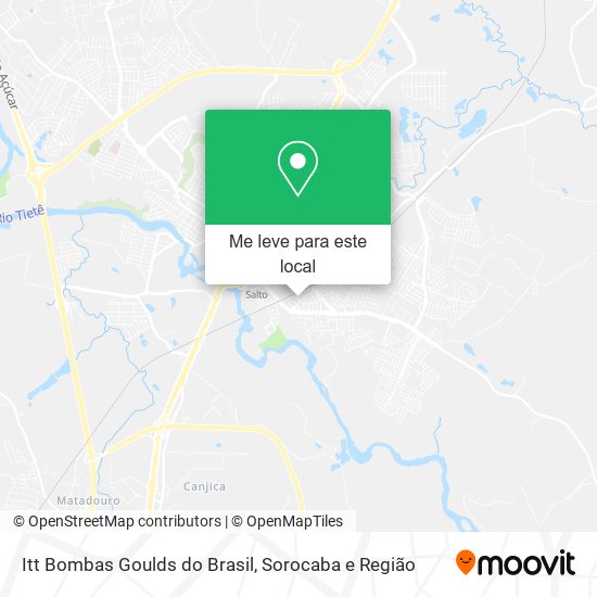 Itt Bombas Goulds do Brasil mapa