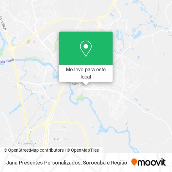 Jana Presentes Personalizados mapa