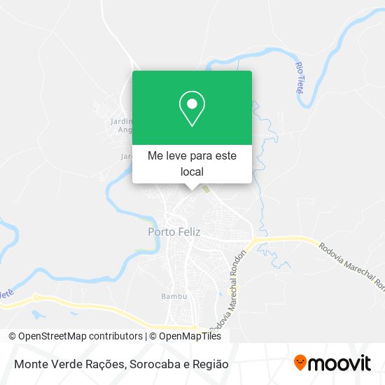 Monte Verde Rações mapa