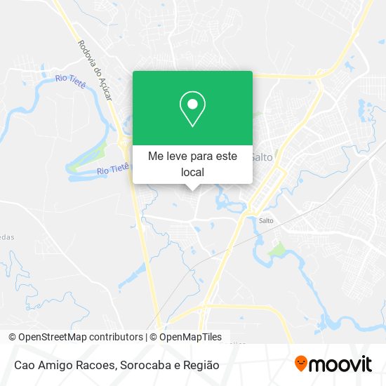 Cao Amigo Racoes mapa