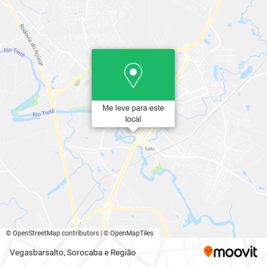 Vegasbarsalto mapa