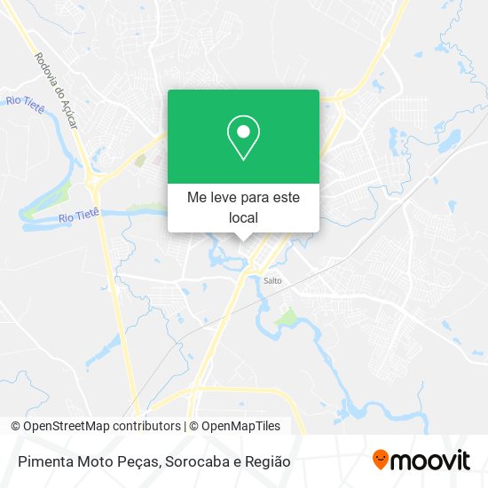 Pimenta Moto Peças mapa