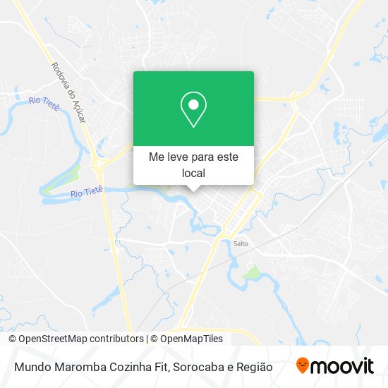 Mundo Maromba Cozinha Fit mapa