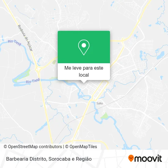 Barbearia Distrito mapa