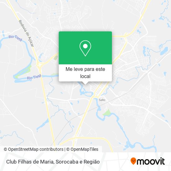 Club Filhas de Maria mapa