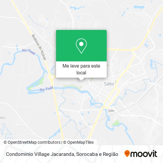 Condominio Village Jacaranda mapa