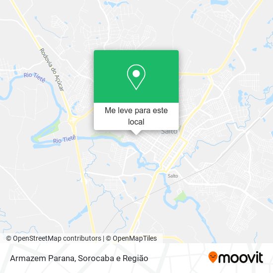 Armazem Parana mapa