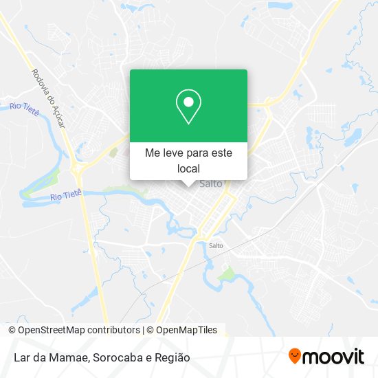 Lar da Mamae mapa