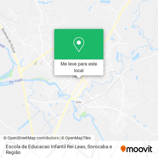 Escola de Educacao Infantil Rei Leao mapa