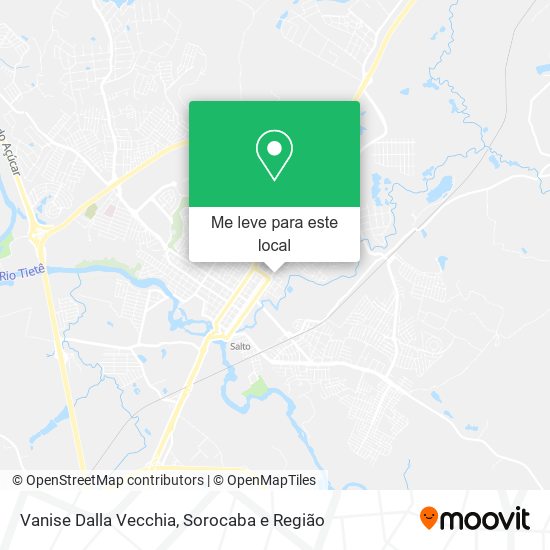 Vanise Dalla Vecchia mapa