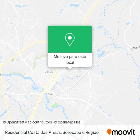 Residencial Costa das Areias mapa