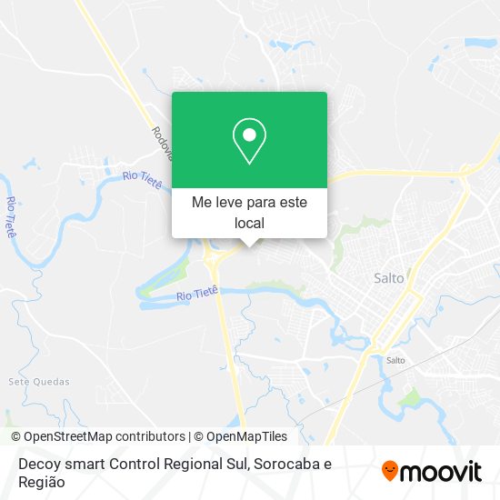 Decoy smart Control Regional Sul mapa