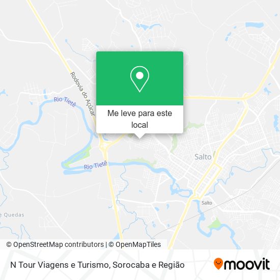 N Tour Viagens e Turismo mapa