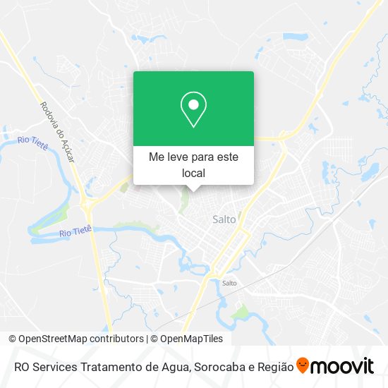 RO Services Tratamento de Agua mapa