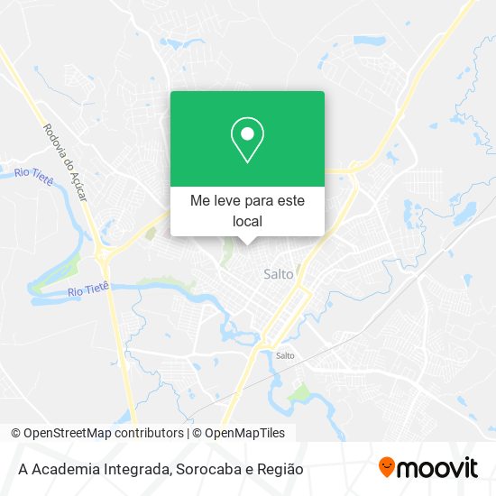 A Academia Integrada mapa