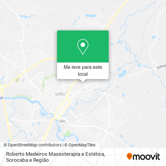Roberto Medeiros Massoterapia e Estética mapa