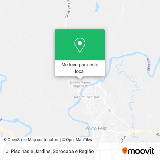Jl Piscinas e Jardins mapa