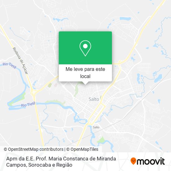 Apm da E.E. Prof. Maria Constanca de Miranda Campos mapa