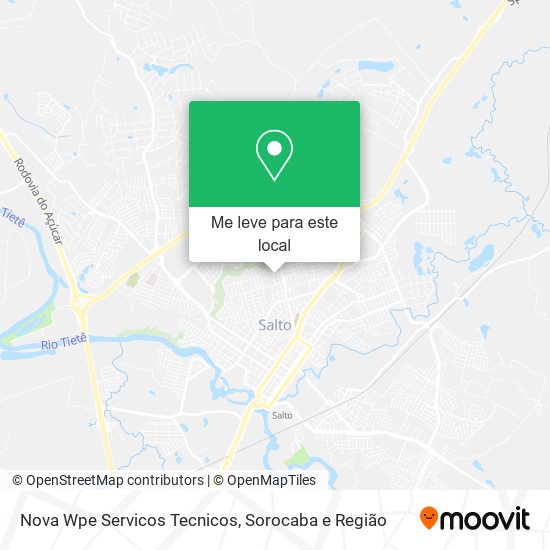 Nova Wpe Servicos Tecnicos mapa