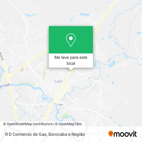 R D Comercio de Gas mapa