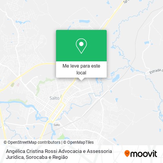 Angélica Cristina Rossi Advocacia e Assessoria Jurídica mapa