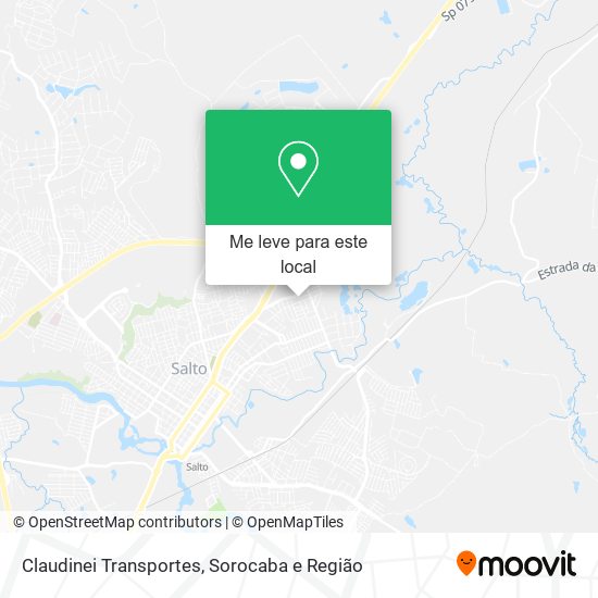 Claudinei Transportes mapa