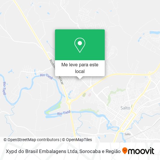 Xypd do Brasil Embalagens Ltda mapa